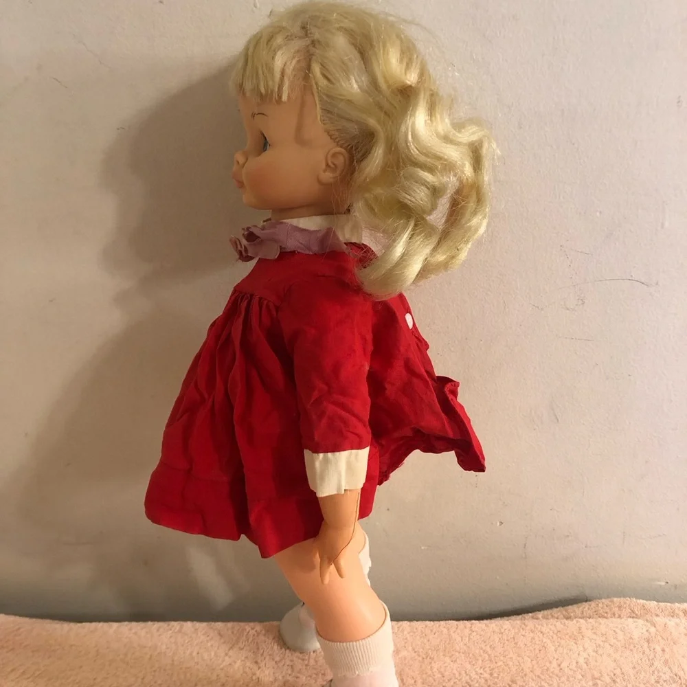 Vintage 1970 Horsman Peggy Pen Pal 18” Doll With Original Outfit